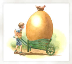 He moved the egg to the warmth of his bedroom.